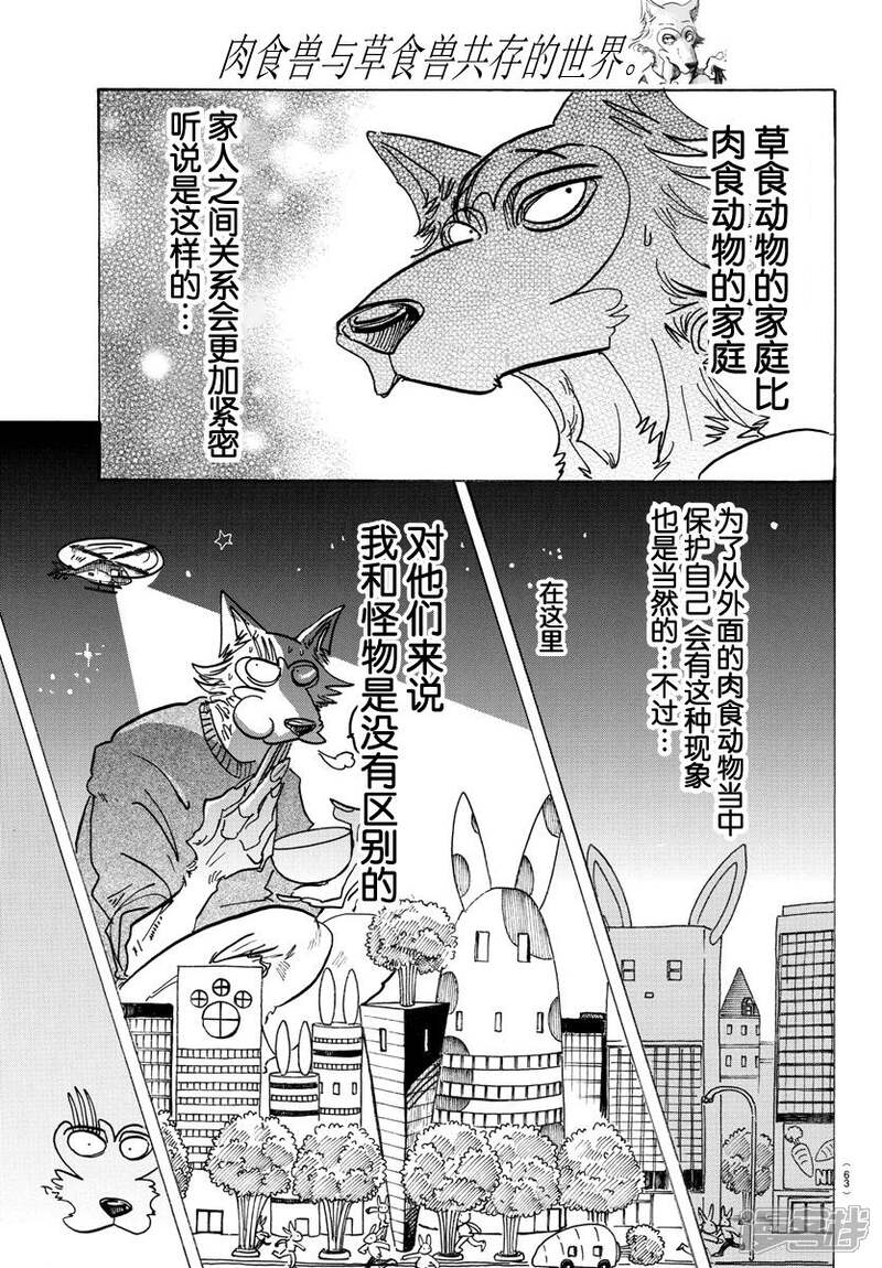 beastars 动物狂想曲漫画 第125话 恐吓信礼签 - 漫