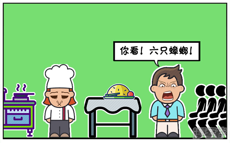 上大学的时候,子阳去食堂打饭