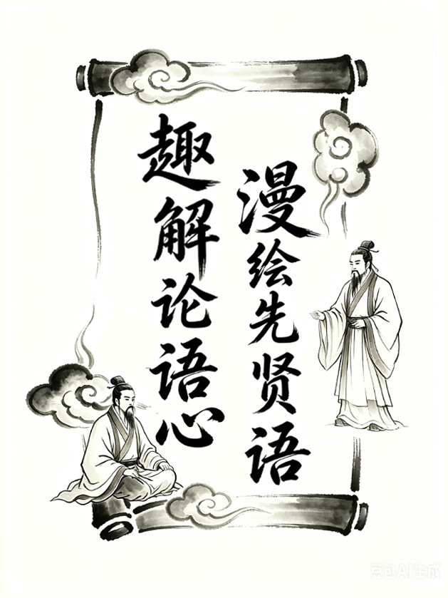 漫绘先贤语，趣解论语心,漫绘先贤语，趣解论语心漫画