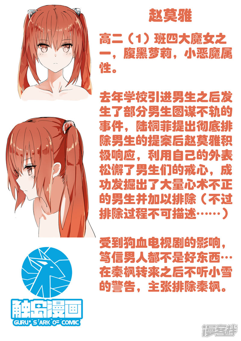 第38话人物小传-女子学院的男生-触岛漫画（第6张）