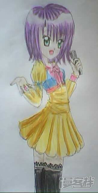 随便画的图(手机照片)漫画 艾丽塔 - 漫客栈