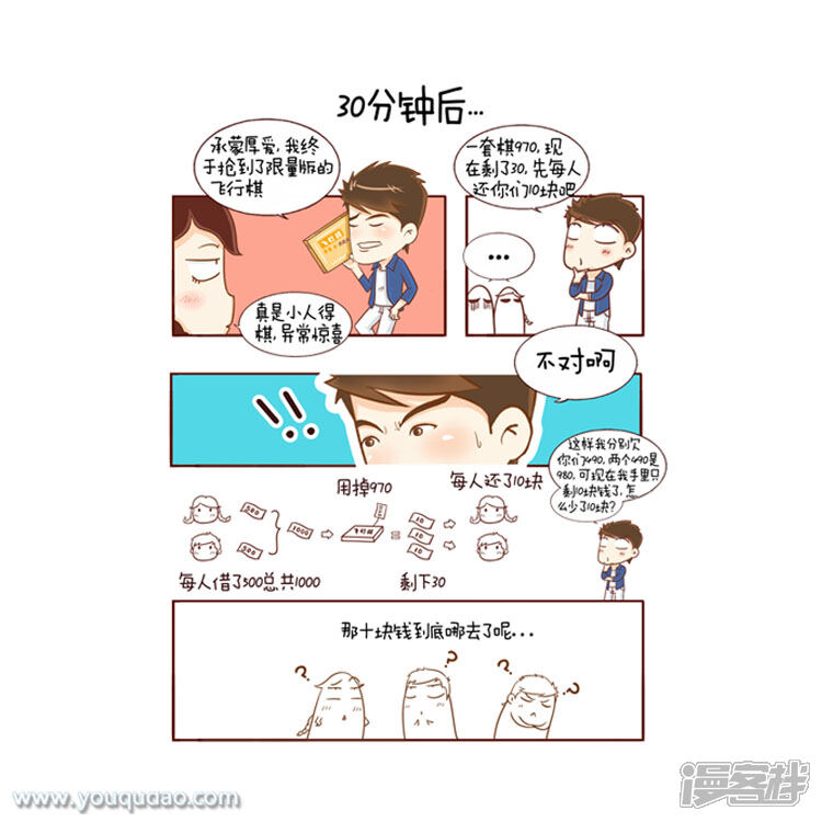 第64话数字谜团-爱情公寓漫画版（有趣岛出品）-有趣岛（第4张）