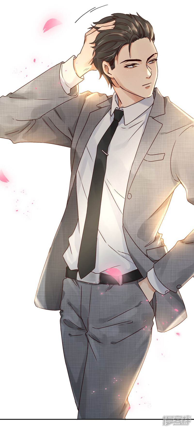 大佬的"非暴力"女友漫画 第3话 一见钟情 - 漫客栈