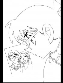 柯南手描线稿